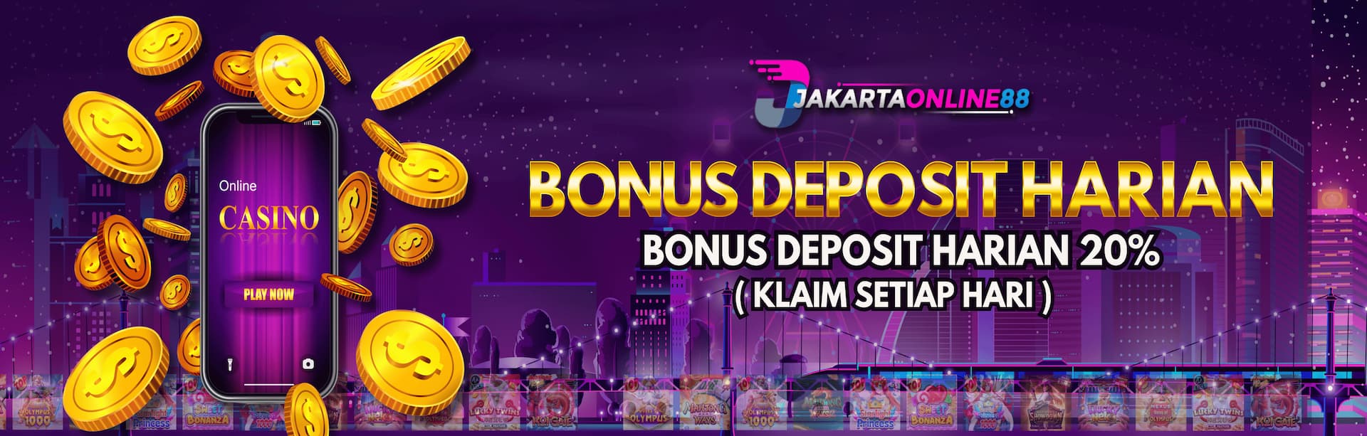 BONUS DEPOSIT HARIAN 20%